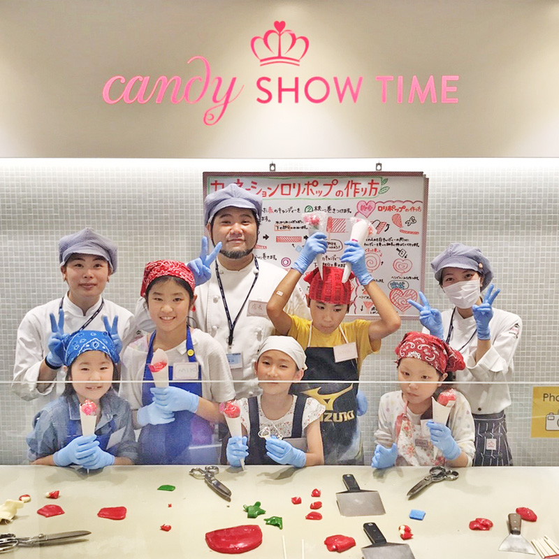 Candy Show Time ワークショップ Gwにキャンディーの制作体験イベント